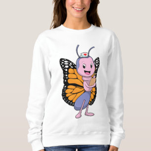 Butterfly as Nurse Sweatshirt