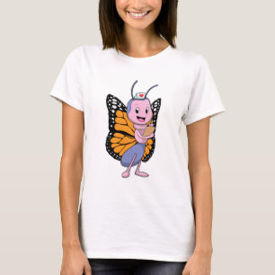 Butterfly as Nurse T-Shirt