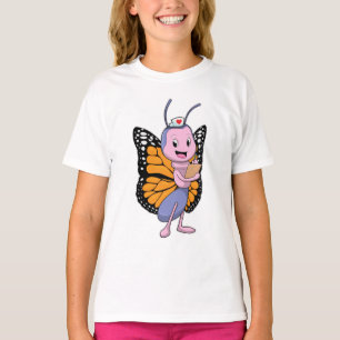 Butterfly as Nurse T-Shirt