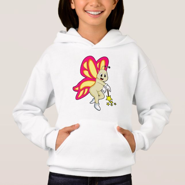 Butterfly as Wizard with Magic wand (Front)
