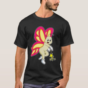 Butterfly as Wizard with Magic wand T-Shirt