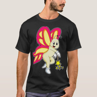 Butterfly as Wizard with Magic wand T-Shirt