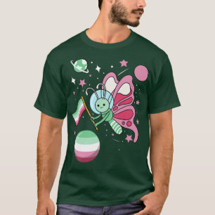 Butterfly Astronaut Abroseual Pride T-Shirt