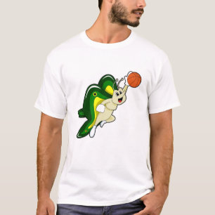 Butterfly at Basketball Sports T-Shirt