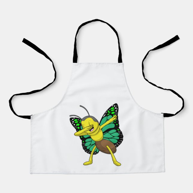 Butterfly at Hip Hop Dance Dab Apron (Front)