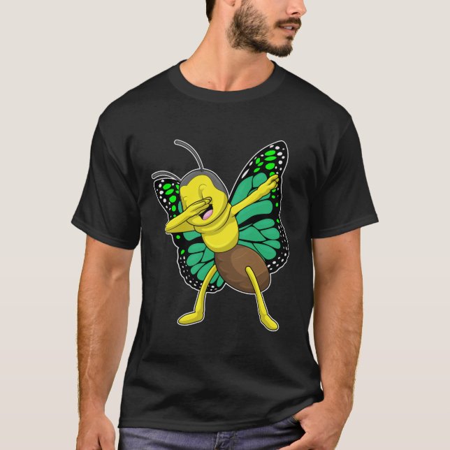 Butterfly at Hip Hop Dance Dab T-Shirt (Front)