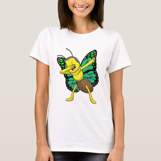 Butterfly at Hip Hop Dance Dab T-Shirt (Front)