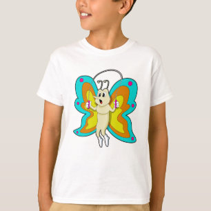 Butterfly at Jumping rope Fitness T-Shirt