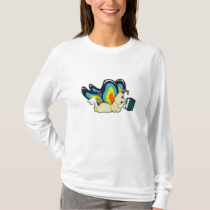 Butterfly at Reading with Book T-Shirt