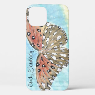 Butterfly at the beach iphone case