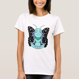 Butterfly at Yoga Stretching Legs T-Shirt