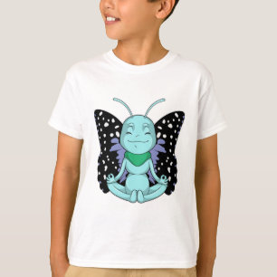 Butterfly at Yoga Stretching Legs T-Shirt