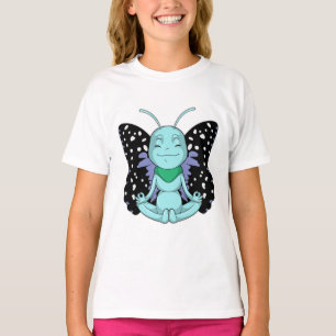 Butterfly at Yoga Stretching Legs T-Shirt