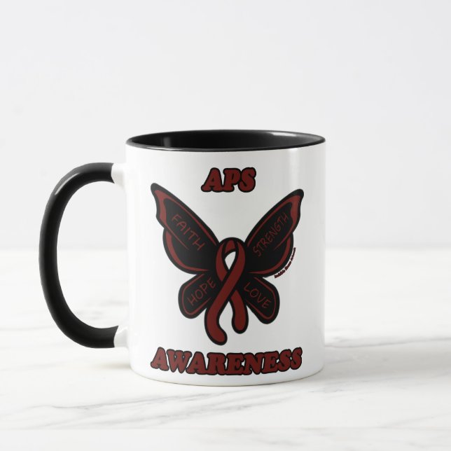 Butterfly/Awareness...APS Mug (Left)