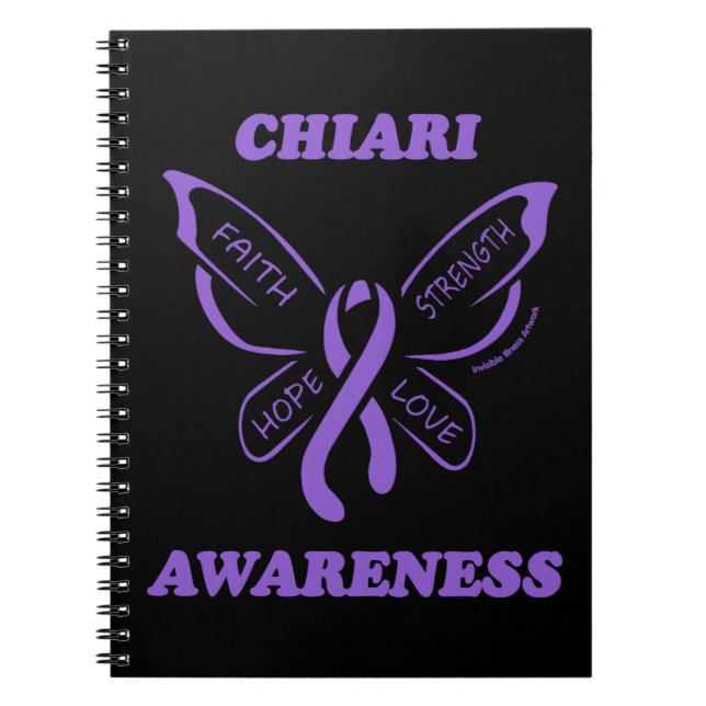 Butterfly/Awareness...Chiari Notebook (Front)