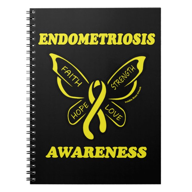 Butterfly/Awareness...Endometriosis Notebook (Front)