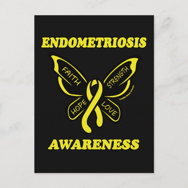 Butterfly/Awareness...Endometriosis Postcard (Front)