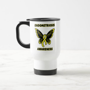 Butterfly/Awareness...Endometriosis Travel Mug