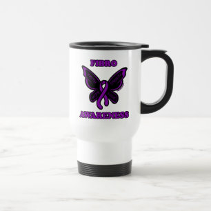 Butterfly/Awareness...Fibro Travel Mug