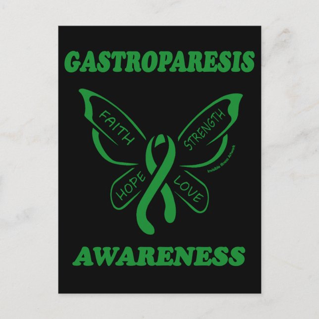 Butterfly/Awareness...Gastroparesis Postcard (Front)
