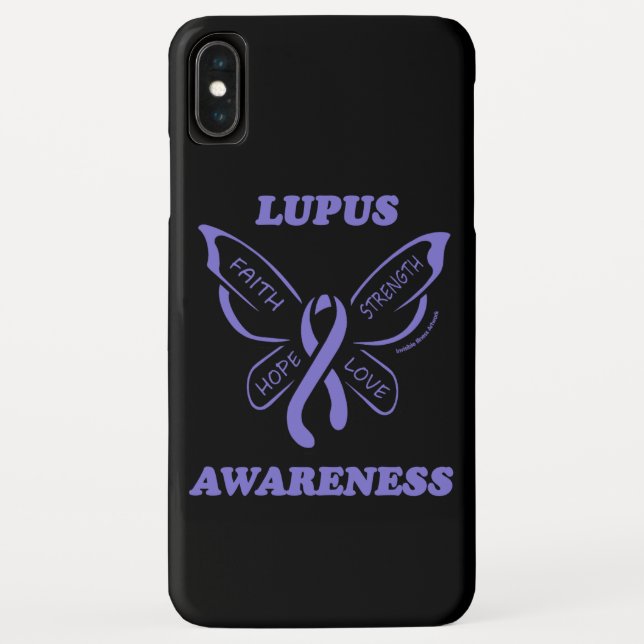 Butterfly/Awareness...Lupus Case-Mate iPhone Case (Back)