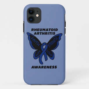 Butterfly/Awareness...Rheumatoid Arthritis iPhone 11 Case