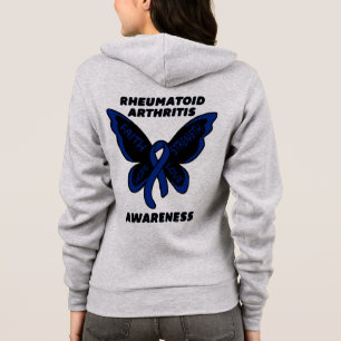 Butterfly/Awareness...Rheumatoid Arthritis Hoodie