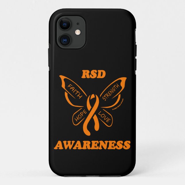 Butterfly/Awareness...RSD Case-Mate iPhone Case (Back)