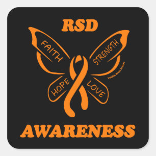 Butterfly/Awareness...RSD Square Sticker