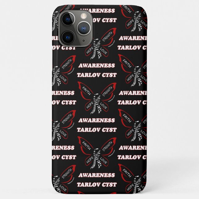 Butterfly/Awareness...Tarlov Cyst Case-Mate iPhone Case (Back)