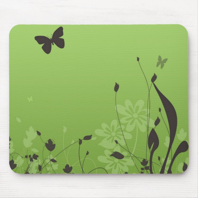 Butterfly away mouse mat (Front)