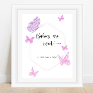 Butterfly babies are sweet  poster