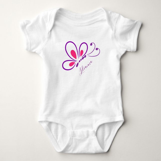 Butterfly Baby Bodysuit (Front)