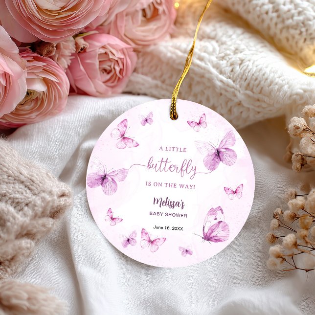 Butterfly Baby Shower Favour Tags (Creator Uploaded)
