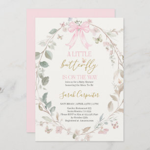 Butterfly Baby Shower Invitation