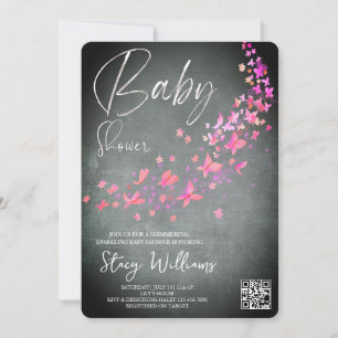 Butterfly Baby Shower Invitation