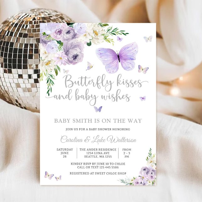 Butterfly Baby Shower Invitation (Creator Uploaded)