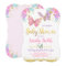 Butterfly Baby Shower Invitation Girl Baby Shower
