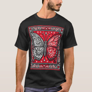 Butterfly Bandana Paisley T-Shirt