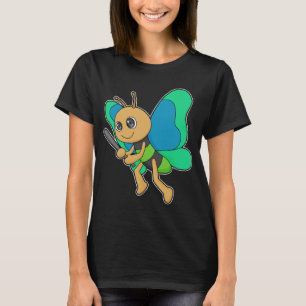 Butterfly Baseball Baseball bat T-Shirt