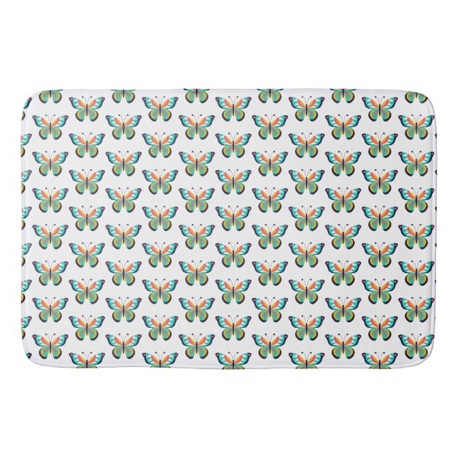 Butterfly   bath mat (Front)