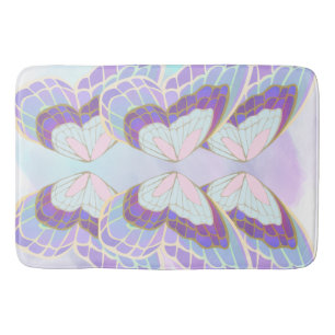 butterfly bath mat