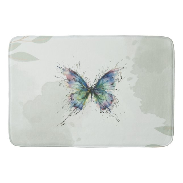 Butterfly Bath Mat (Front)