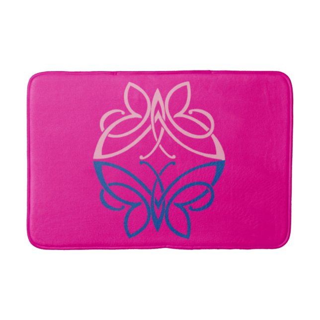 Butterfly Bath Mat (Front)