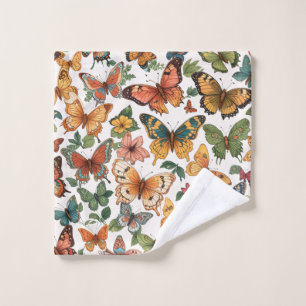 butterfly bath towel