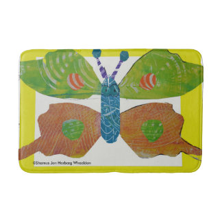 Butterfly Bathmat