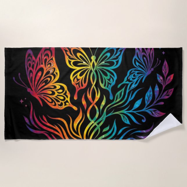 Butterfly Beach Towel (Front)