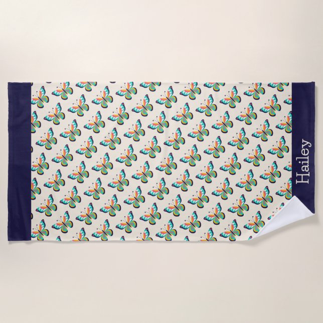 Butterfly Beach Towel (Front)
