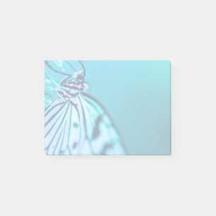 Butterfly Beautiful Blue and Black Photo Post-it Notes