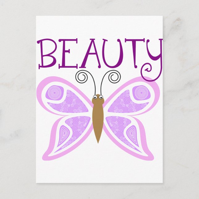 Butterfly Beauty Postcard (Front)